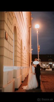 Svadobné šaty, veľkosť 36/38 - 2