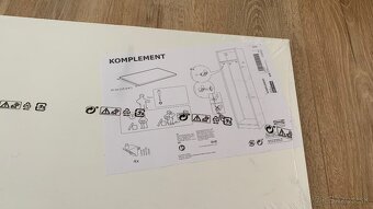 IKEA Komplement polica - biela (75x35cm) - 2