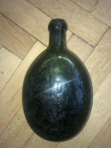 Vojenská ruská poľná fľaša WW1 sklo - 2