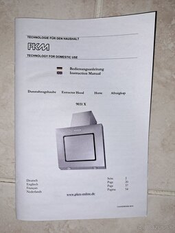 Kominovy sikmy nerezovy digestor PKM 9031 X - 2
