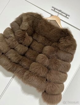 Kožušinový kabát fox fur - 2