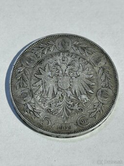 Minca Rakúsko-uhorsko 1909 5 Koruna - 2