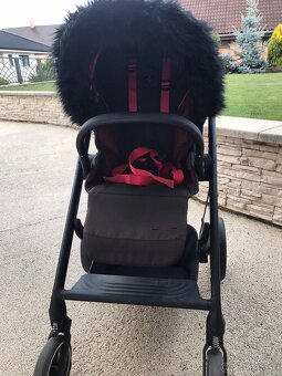 Športový kočík  Cybex balios lux Ferrari s kozusinivym lemom - 2