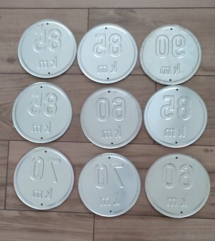 Retro tabuľky Max .povolená rýchlosť - 2