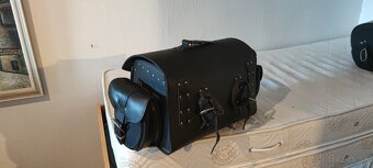 Kozenny kufor + postranne tasky - 2