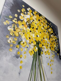 Obraz žlté kvety - 2