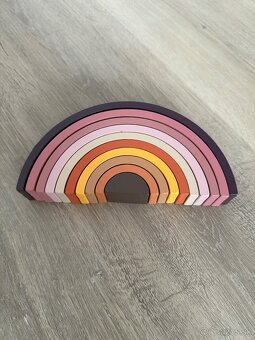 Drevená montessori dúha - 2
