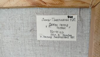 predám zarámovanú olejomaľbu na plátne - 2