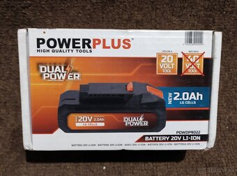 PowerPlus nabíjačka +baterka - nové - 2