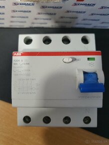 Prúdový chránič ABB F204 A-63/0,03 - 63A, 30mA, typ A. - 2