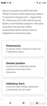 Umývačka riadu - 2