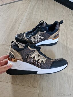 NOVE Michael Kors cierne hnede kremove zlate tenisky 36 a 38 - 2