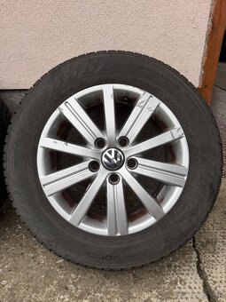 Hliníkové disky VW so zimnými pneumatikami. - 2