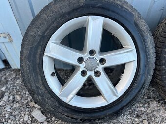 16” 5x112 r16 originál Audi 225/55 r16 - 2