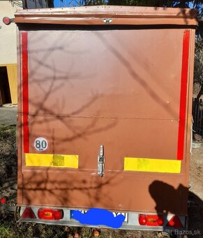 Skriňový prívesný vozík - 2