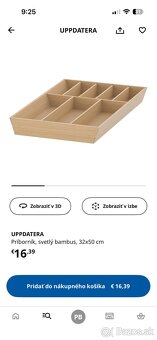 Priborniky drevené IKEA - 2