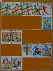 Nádherné poštové známky FUTBAL - 2