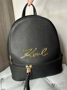 Karl Lagerfeld ruksak zlatý napis - 2