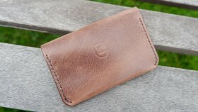 Kožená peňaženka - hnedá W-01BN_1 - 2