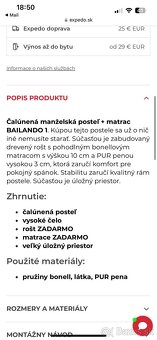 Posteľ 140x200 - 2