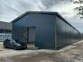 OCEĽOVÁ KONŠTRUKCIA HALY - MONTOVANÁ HALA 12x60x6m - 2
