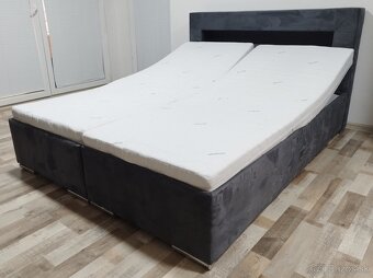 manzelska polohovatelna postel Fines 160x200x45 cm - 2