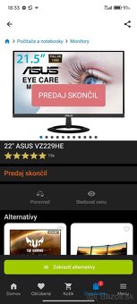 22" ASUS VZ229HE - 2