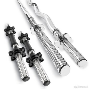 Nakladací činkový set Premium 125kg - 2