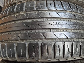225/55 r18 letné 4 ks NOKIAN dezén 6,8-6,3 mm - 2