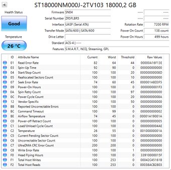 Externý 3,5" HDD WD / Seagate  18TB - 2