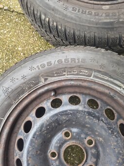 5x112R15 + zimne pneumatiky 195/65R15 - 2