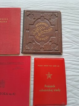 Členské preukazy,katalóg známok atď - 2