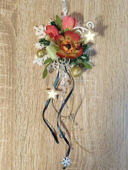 Vianočná dekorácia vo vintage štýle. - 2