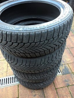 4 ks ZIMNÉ 205/45 R17 88V DUNLOP cca 6-7mm - UŽ OD 100€/sada - 2