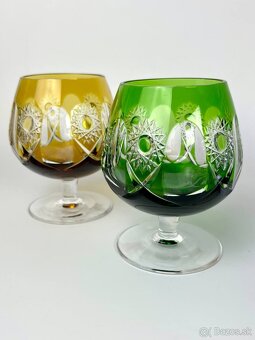 Koniakové poháre Krištáľové - 2