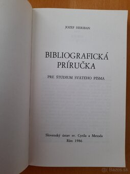 Predám knihu Bibliografická príručka - 2