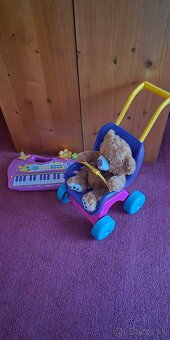 detský klavír + kočík pre bábiku - 2