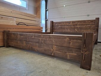 Manželská posteľ-masív - 2