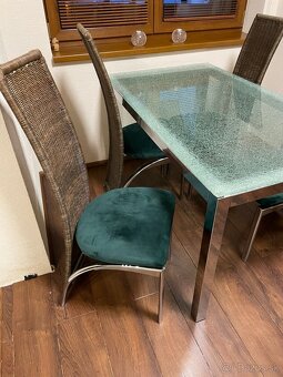 Jedálenský stôl sklenený - 2