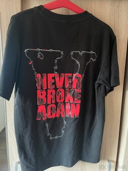 Vlone x Never Broke Again Haunted T-shirt (Black) - 2