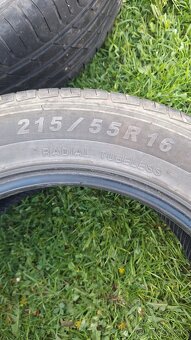 Predám letne pneumatiky 215 55 R16 - 2