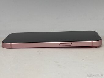 IPHONE 15 PINK 128GB ZÁRUKA - STAV AKO NOVÝ - 2