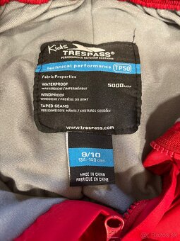 Oteplovačky zn. Trespass veľ. 140 - 2