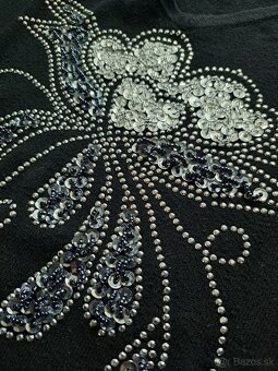 Čierny pulover L - 2