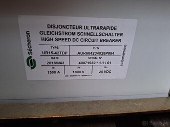 Vysokorychlostny DC istic Secheron - 2