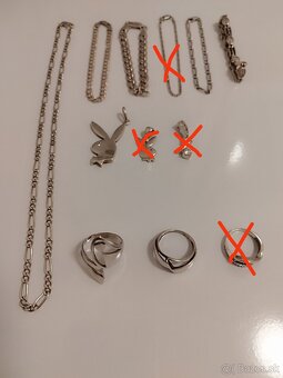 Strieborna retiazka, prsten a prívesok - 2