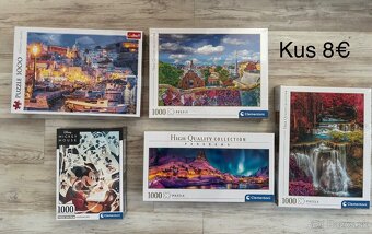 Nové puzzle 1000ks zabalené - 2