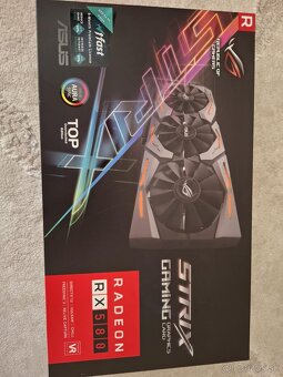 AMD RX 580 8GB ASUS ROG Strix OC – s krabicou – 85€ - 2