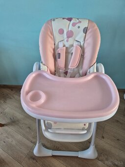 Detska jedálenská stolička Kinderkraft Yummy Pink - 2