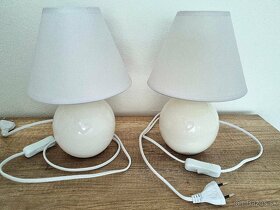 LAMPY BIELE , ZELENÁ- zľavnené - 2